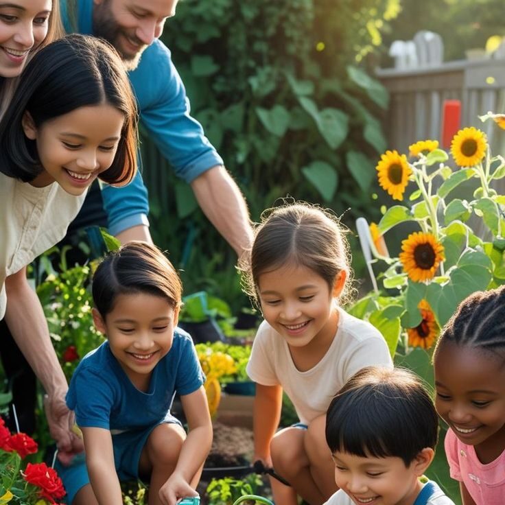 Fun Gardening with Kids 🌱👩_🌾👶